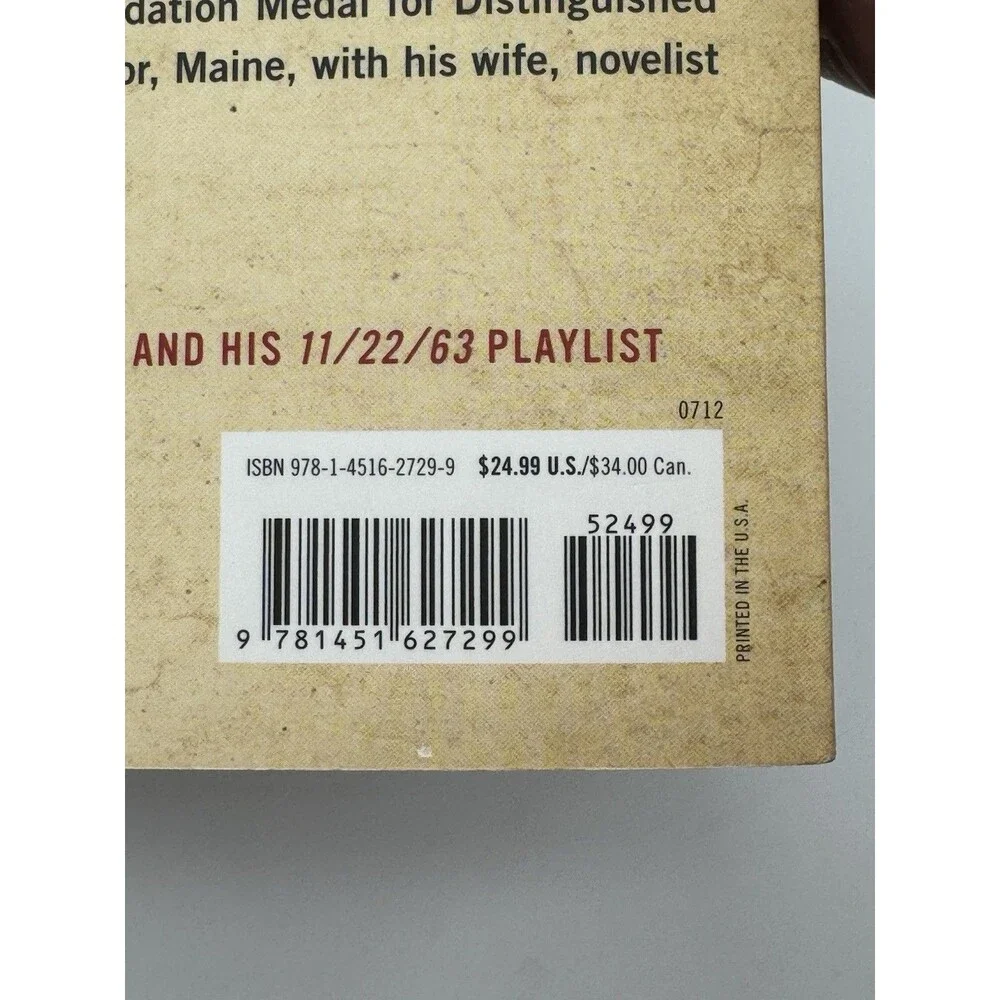 11/22/63 by Stephen King Trade Paperback 2012 Time Travel Novel